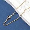 1/20 14K Gold Filled Wheat Chain Necklaces for Women Men NJEW-Z068-12G-3