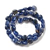 Natural Sodalite Beads Strands G-R190-10mm-37-3