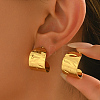 C-Shaped Stainless Steel Stud Earrings JF2048-4