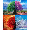 Tree Pattern DIY Diamond Painting Kit PW-WG50548-05-1