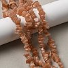 Natural Sunstone Chip Bead Strands G-M205-67-6
