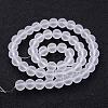 Frosted Glass Bead Strands X-GLAA-G016-6mm-01-2