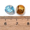 Handmade Foil Glass Beads LAMP-K048-05A-3