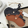 2Pcs 2 Colors Rectangle PU Leather Eyeglass Case AJEW-CN0006-95A-7