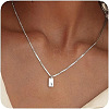 304 Stainless Steel Box Chain Necklaces FS-WG1FEB4-03-1