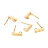 304 Stainless Steel Stud Earring Findings STAS-I150-03G-1