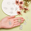 15Pcs 15 Styles 201 Stainless Steel Pendants STAS-CJ0001-188-4