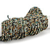 Natural HuBei Turquoise Beads Strands G-L628-B02-3mm-02-2