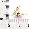 Brass Micro Pave Cubic Zirconia Charms KK-N261-11G-3