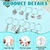 34Pcs 17 Styles Wine Glass Charms AJEW-CJ00016-3