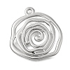 Anti-Tarnish 304 Stainless Steel Pendants STAS-D192-06P-1