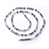 Natural Black Rutilated Quartz Beads Strands G-F619-10B-3mm-2