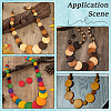 210Pcs 3 Styles Wooden Beads WOOD-PA0001-52-5
