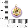 304 Stainless Steel Enamel Pendants STAS-I355-12G-04-3