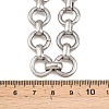 13MM 304 Stainless Steel Ring Link Chain Necklaces NJEW-Z105-03P-5