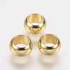 Brass European Beads KK-F730-02G-1