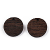 Natural Wenge Wood Pendants WOOD-T023-29B-01-2