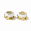 Rack Plating Brass Cubic Zirconia Beads KK-C007-15G-02-4