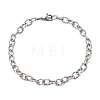 201 Stainless Steel Cable Chain Bracelets STAS-T077-15P-4