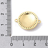 Brass Micro Pave Clear Cubic Zirconia with Enamel Religion Connector Charms KK-A296-14G-01-3