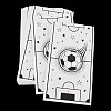 15Pcs Football Pattern Paper Bakery Bags ABAG-TA0002-32A-4