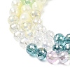 Electroplate Glass Beads Strands EGLA-D300-06-8mm-27-4