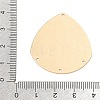 Brass 4-Hole Teardrop Chandelier Component Links KK-E805-02G-3