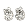 Alloy Crystal Rhinestone Pendants FIND-G108-04G-P-1