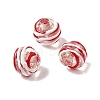 Handmade Gold Sand Enamel Lampwork Beads LAMP-B035-03C-1