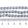 Electroplate Glass Beads Strands EGLA-D031-01-03-5