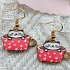 Alloy Dangle Earrings FS-WG32F4A-10-1
