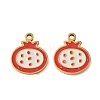 Fruit 304 Stainless Steel Enamel Pendants SA-CBA49D2-11G-01-1