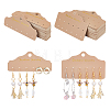   100Pcs 2 Style Plastic Earring Display Paper Cards DIY-PH0002-94-1