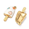 304 Stainless Steel Enamel Pendants STAS-K295-57G-02-2