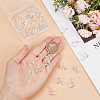 36Pcs Brass Screw On Clip-on Earring Findings KK-SP0001-18S-3
