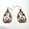 Bohemian Style Alloy Resin Dangle Earrings FS-WG7E92D-01-1