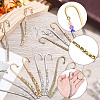 24Pcs 4 Styles Zinc Alloy Bookmark Findings FIND-PA0001-73-5