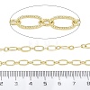 Brass Oval Link Chains KK-C251-27G-3