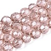 Electroplate Glass Beads Strands EGLA-Q129-01A-1