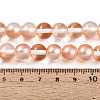 Baking Paint Transparent Glass Beads Strands DGLA-N011-10mm-04-4