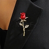 Rose Alloy Enamel Brooches PW-WG7E3FB-01-2