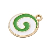 Christmas Alloy Enamel Pendants ENAM-S027-01D-G-2