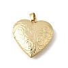 Valentine's Day Brass Locket Pendants KK-Z155-13G-1