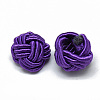 Polyester & Cotton Woven Beads WOVE-T004-01-2