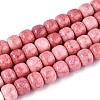 Ombre Effect Dyed Glass Beads Strands GLAA-N067-01A-10-1