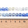 Electroplate Glass Beads Strands LS-EGLA-D300-06-8mm-21-5