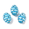 Glass Imitation Jade Beads GLAA-L051-02G-1