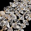Natural Quartz Crystal Beads Strands G-F833-T02-02-2