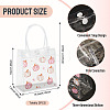 Rectangle Transparent Printed PVC Plastic Gift Tote Bags ABAG-TADJ0002-002A-4