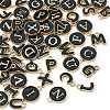 Initial Letter A~Z Alphabet Alloy Enamel Charms ENAM-TA0003-58-2